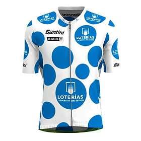 Santini Gpm Leader La Vuelta Official 2023 Short Sleeve Jersey Flerfärgad M Man