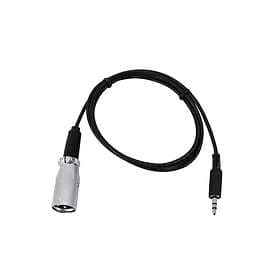Eurolite DMX-Adapter IN Jack 3.5/XLR 1m