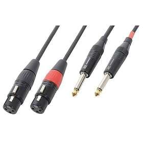Connex PD Cable 2xXLR Female-2x6.3 Mono 1.5m