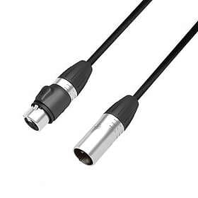 Adam Hall DMX AES/EBU 3-pole XLR Ma > Fe IP65 1.5 m