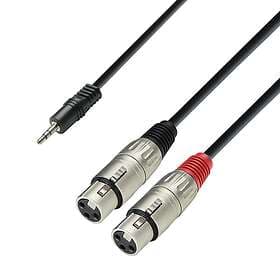 Adam Hall 1x3.5mm Ma > 2xXLR Fe [1m]