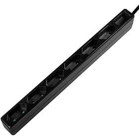 LogiLink Slim 6-Way 1.5m Black