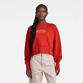 G-Star Raw Vintage Cropped Logo Loose Sweater (Women's)
