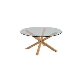 Nordform Soffbord Milou, 82 x cm Ekfärg klarglas