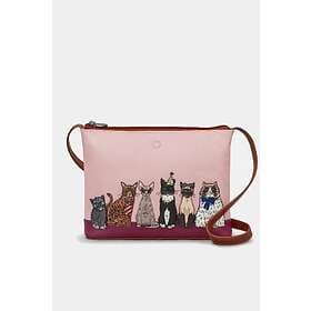 Yoshi Party Cats Leather Cross Body Bag
