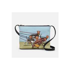 Yoshi Dog Walk Leather Cross Body Bag