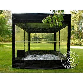 Dancover Hopfällbart garage, FleX Carcover, 2.5x5m, Svart