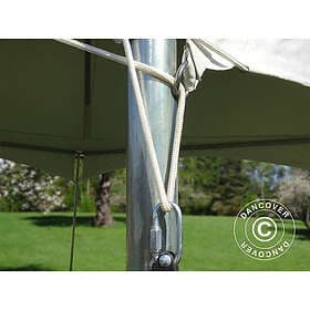 Dancover Pagoda Partytält Festtält PartyZone 3x3m, PVC, Vit