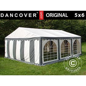 Dancover Partytält Festtält Original 5x6m PVC, Grey/Vit