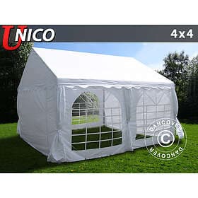 Dancover Partytält Festtält UNICO 4x4m, Vit