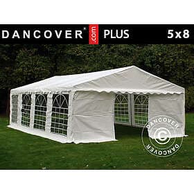Dancover Partytält Festtält PLUS 5x8m PE, Vit