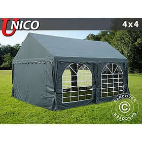 Dancover Partytält Festtält UNICO 4x4m, Mörkgrå
