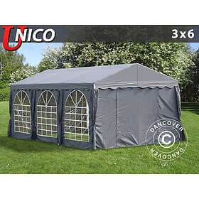 Dancover Partytält Festtält UNICO 3x6m, Mörkgrå