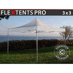 Dancover Snabbtält Depåtält Easy-up tält Eventtält Partytält FleXtents PRO 3x3m 
