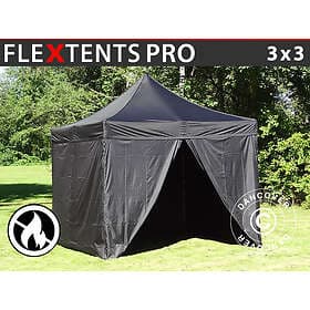 Dancover Snabbtält Depåtält Easy-up tält Eventtält Partytält FleXtents PRO 3x3m 