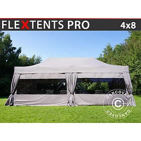 Dancover Snabbtält Depåtält Easy-up tält Eventtält Partytält FleXtents PRO 4x8m 