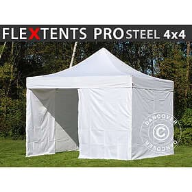 Dancover Snabbtält Depåtält Easy-up tält Eventtält Partytält FleXtents PRO Steel