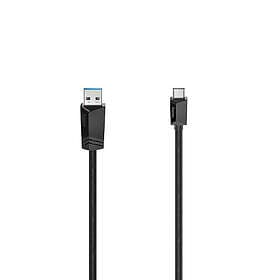 Hama USB-C USB-A USB 3.2 5 Gbit/s 1.5m Svart