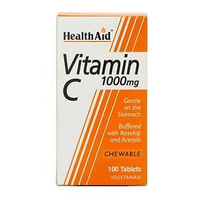 HealthAid Vitamin C 1000mg Chewable 100 Tablets