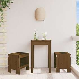 vidaXL Garden stools 2 pcs honey brown 40x36x45 cm solid pine 825341