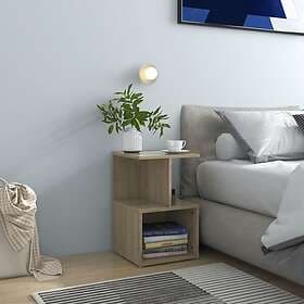 vidaXL Nightstand Sonoma Oak 35x35x55cm Engineered Wood 806352