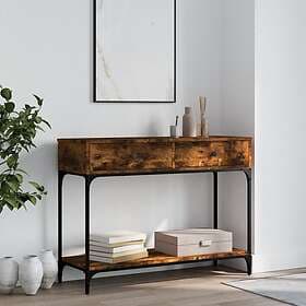 vidaXL Accent Table Smoked Oak 100x34.5x75 cm Engineered Wood 833395