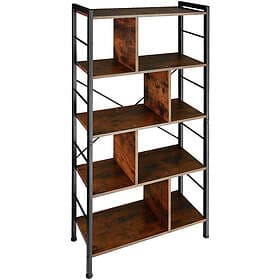 TecTake Hylla Charleston 75.5x30x155cm Industriellt mörkt trä