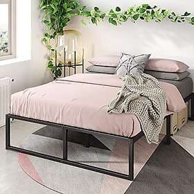ZINUS Lorelai 36 cm Metal Platform Bed Frame Steel Slat Support For Adults, Kids