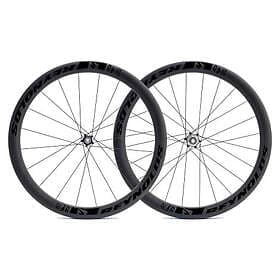 Silver Reynolds Blacklabel 46 Pro Disc Tubeless Road Wheel Set 12 x 100 12 x 142