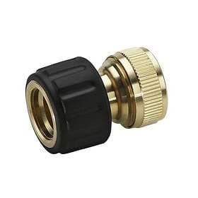 Kärcher Hose Connector Brass with Water Stop 1/2"