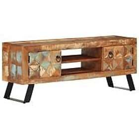 vidaXL TV Stand 112x30x45 cm massivt återvunnet trä 354321