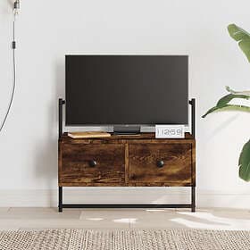 vidaXL Väggmonterad TV Stand rökfärgad ek 60.5x30x51 cm konstruerat trä 833455