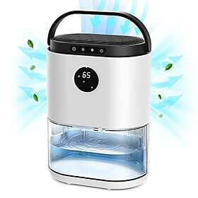 CONOPU 2300ML Dehumidifiers for Home 500 Sq.ft, Dual Semiconductors &amp, LED Li