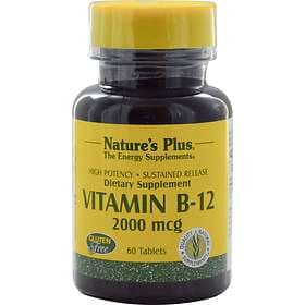 Nature's Plus Vitamin B-12 2000mcg Sustained Release 60 Tablets