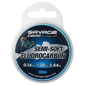 Savage Gear SG Semi-Soft Fluorocarbon Seabass 0.17 mm 30 m Clear