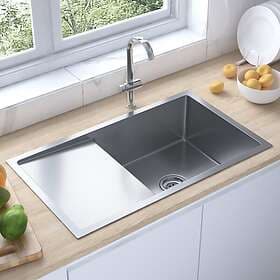 vidaXL 51520 Handmade Sink Stainless Steel