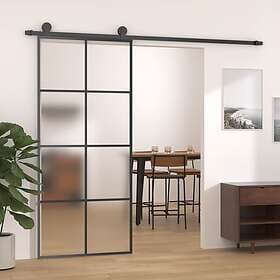 vidaXL Sliding Door med beslagset ESG glass och aluminium 90x205 cm 3152141