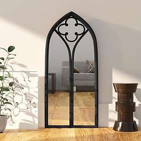 vidaXL Mirror svart 70x30 cm järn för inomhusbruk 3093522