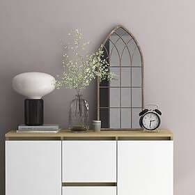 vidaXL Mirror sandfärgad 70x30 cm järn för inomhusbruk 3093513