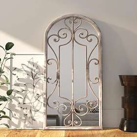 vidaXL Mirror sandfärgad 70x30 cm järn för inomhusbruk 3093545