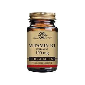 Solgar Vitamin B1 100mg Vegetable Thiamin 100 Capsules
