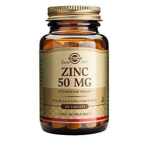 Solgar Zinc 50mg 100 Tablets