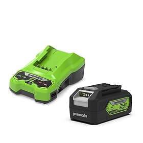 Greenworks GSK24B4 24V Start Kit (4Ah batteri och laddare)