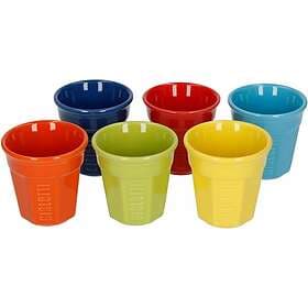 Bialetti Multicolour Espresso Cup 9cl 6-pack