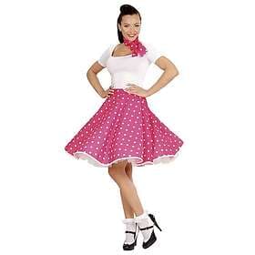 Widmann Polka 50s Skirt Pink Grease Costume