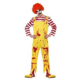 Smiffys Killer Clown Costume Circus Fancy Dress
