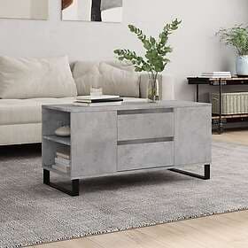 vidaXL Soffbord betonggrå 102x44.5x50 cm konstruerat trä 831008