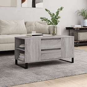 vidaXL Soffbord grå sonoma 102x44.5x50 cm konstruerat trä 831010