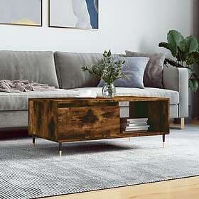 vidaXL Soffbord rökfärgad ek 90x50x36.5 cm konstruerat trä 830561