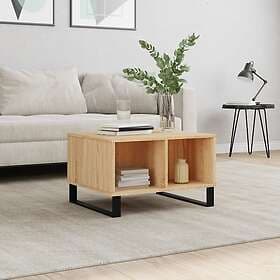 vidaXL Soffbord sonoma-ek 60x50x36.5 cm konstruerat trä 830551